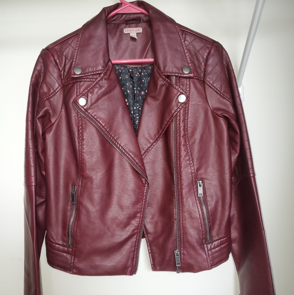 Faux leather jacket